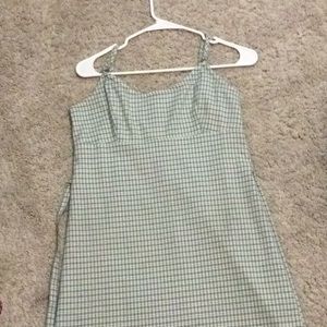green and plaid karla dress, very good condition